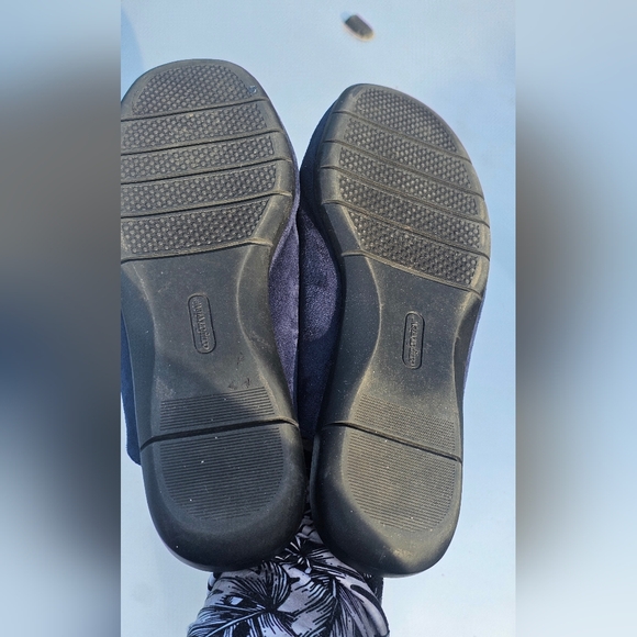 COMFORTVIEW ANDREA #14195 11 Wide Navy Flats Shoes Suede Finish - Picture 7 of 7